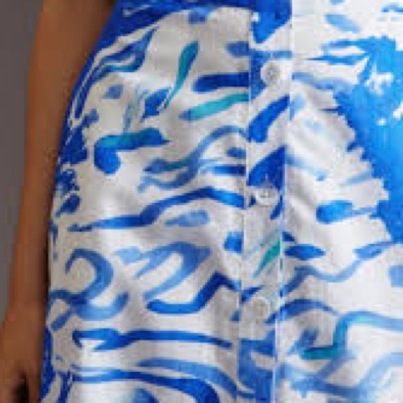 Maeve A-Line Printed Maxi Skirt. - Picture 2 of 5